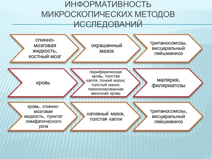 ИНФОРМАТИВНОСТЬ МИКРОСКОПИЧЕСКИХ МЕТОДОВ ИССЛЕДОВАНИЙ