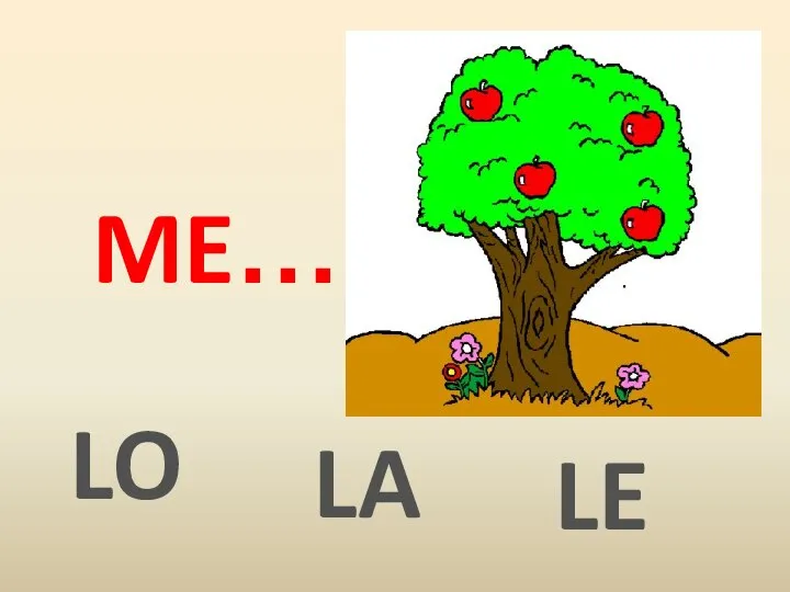 LO ME… LA LE