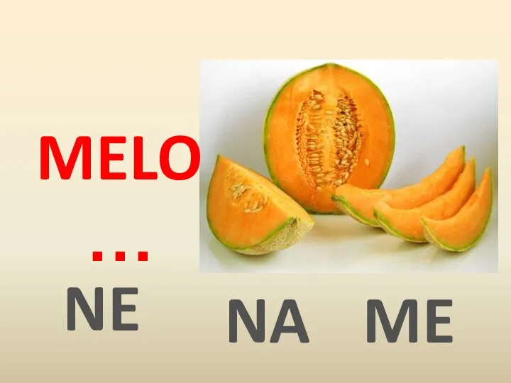 NE MELO… NA ME