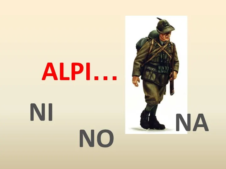 NO ALPI… NI NA