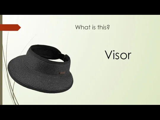 What is this? Visor