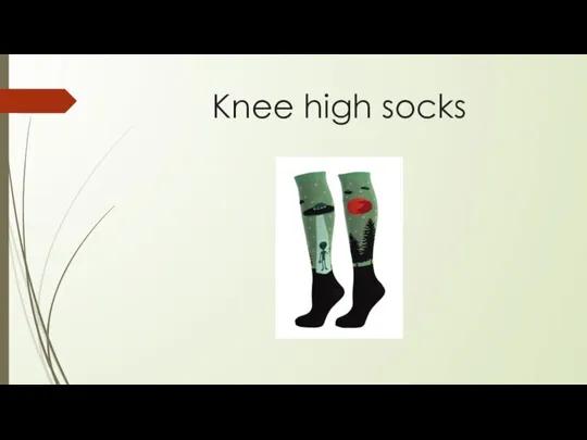 Knee high socks
