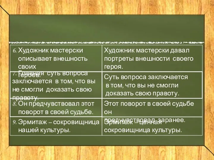 8. Он предчувствовал этот поворот в своей судьбе. Художник мастерски давал портреты