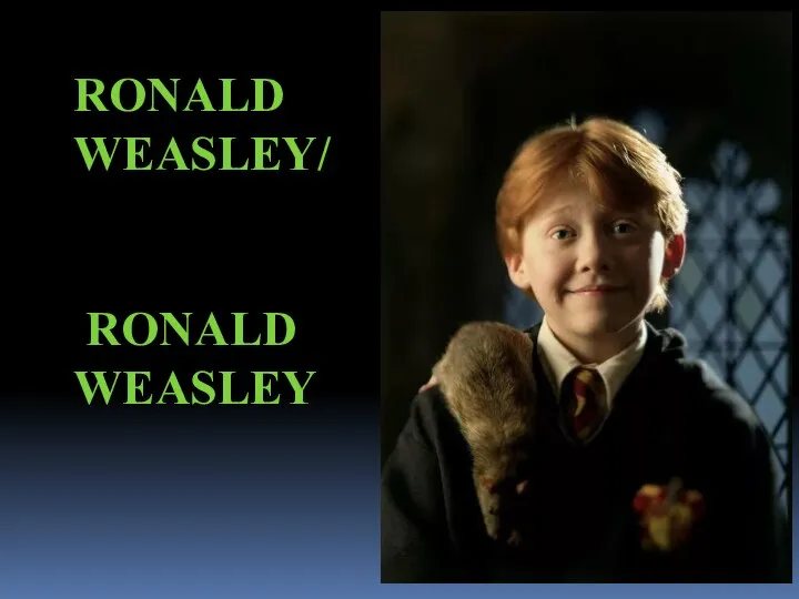 RONALD WEASLEY/ RONALD WEASLEY