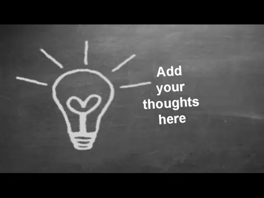 Add your thoughts here This slide contains a video animation. Play the