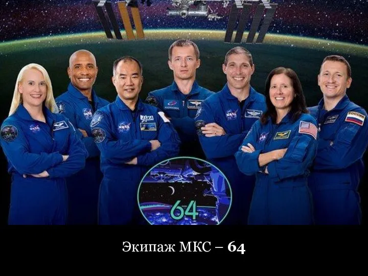 Экипаж МКС – 64