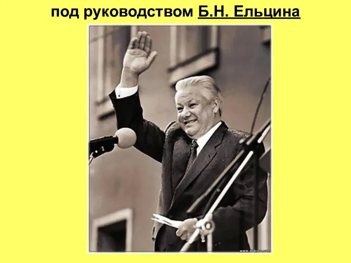 под руководством Б.Н. Ельцина