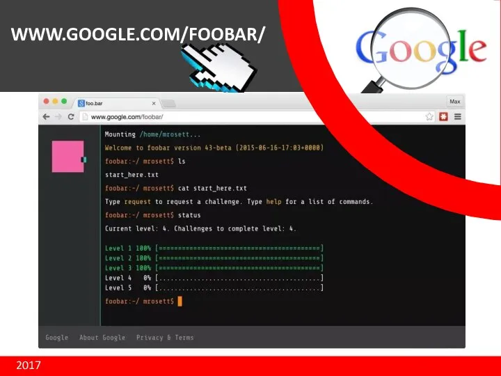 2017 WWW.GOOGLE.COM/FOOBAR/