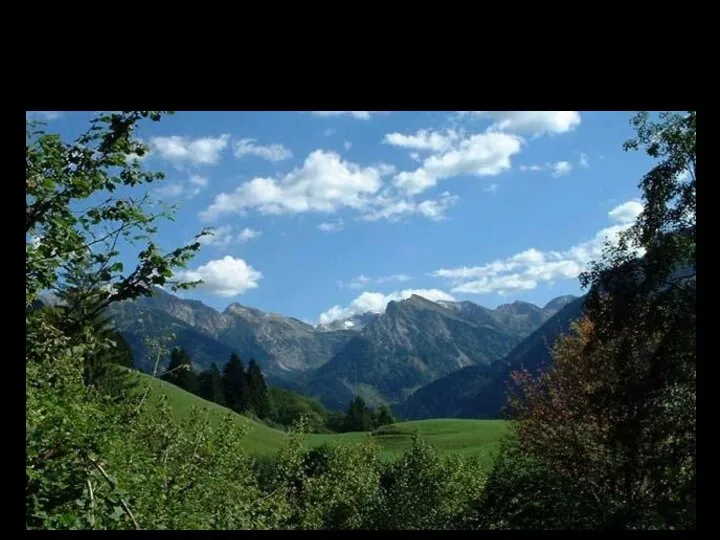 Im äußersten Süden besitzt Deutschland Anteil an den Nördlichen Kalkalpen,