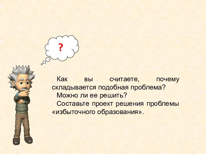 ? Как вы считаете, почему складывается подобная проблема? Можно ли ее решить?