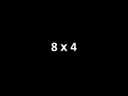 8 х 4