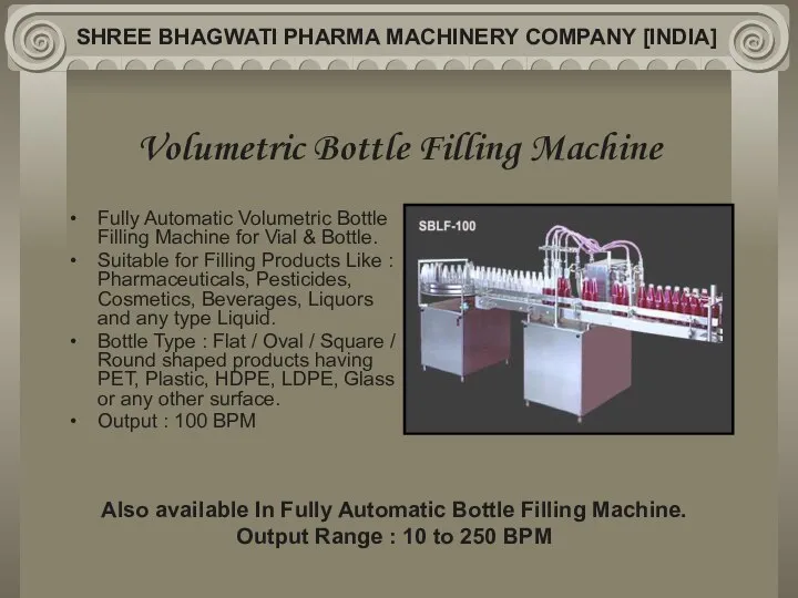 Volumetric Bottle Filling Machine Fully Automatic Volumetric Bottle Filling Machine for Vial