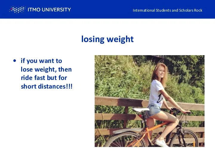 losing weight International Students and Scholars Rock if you want to lose