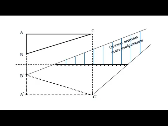 A C B A’ C’ B’ Область видения всего изображения