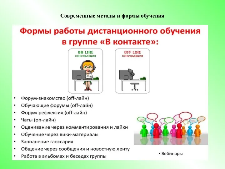 Современные методы и формы обучения