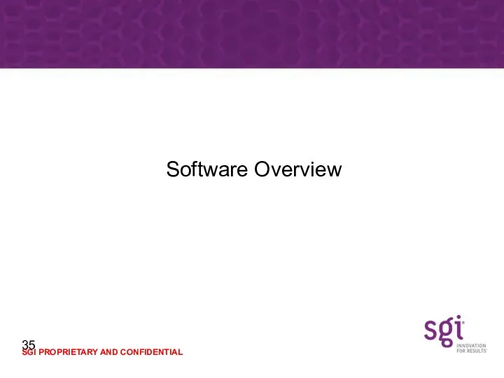 Software Overview