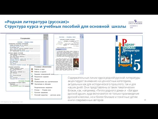 «Родная литература (русская)» Структура курса и учебных пособий для основной школы Текст