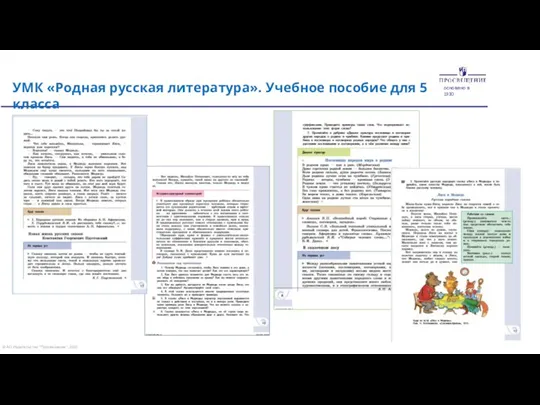 19 УМК «Родная русская литература». Учебное пособие для 5 класса © АО