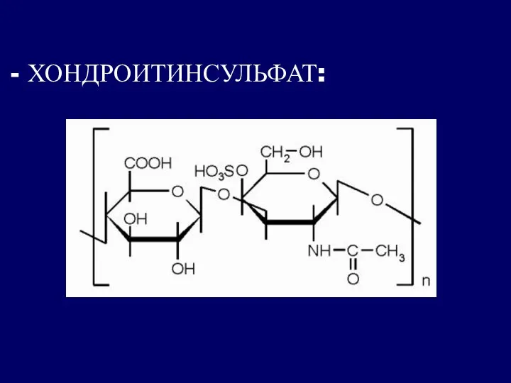 - ХОНДРОИТИНСУЛЬФАТ: