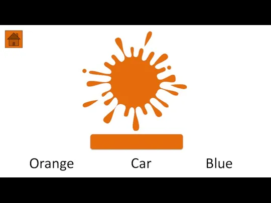 Orange Car Blue