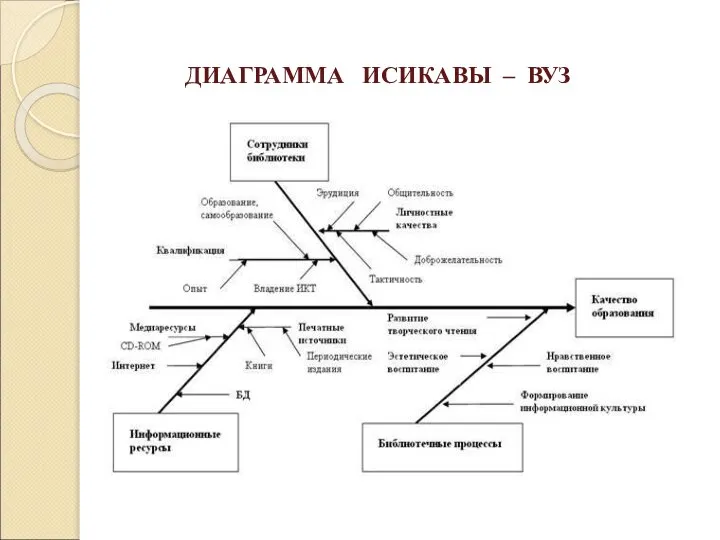 ДИАГРАММА ИСИКАВЫ – ВУЗ