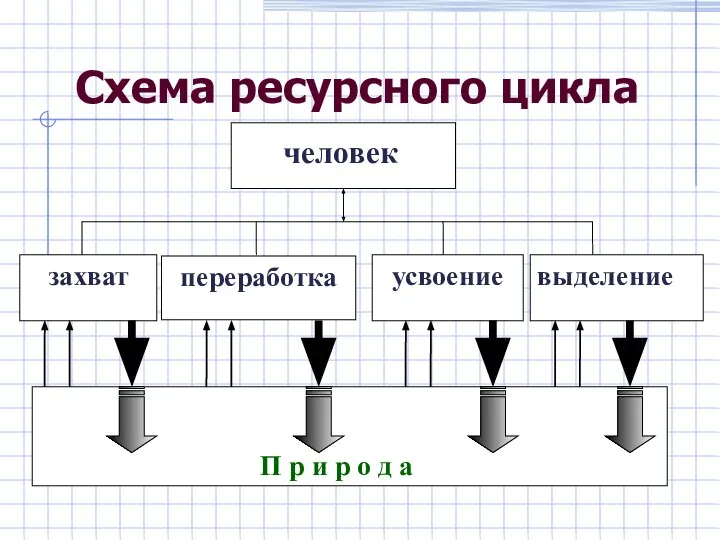 Схема ресурсного цикла