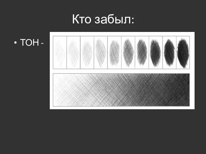 Кто забыл: ТОН -