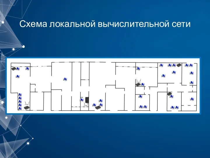 Схема локальной вычислительной сети