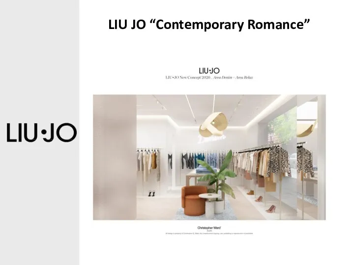 LIU JO “Contemporary Romance”