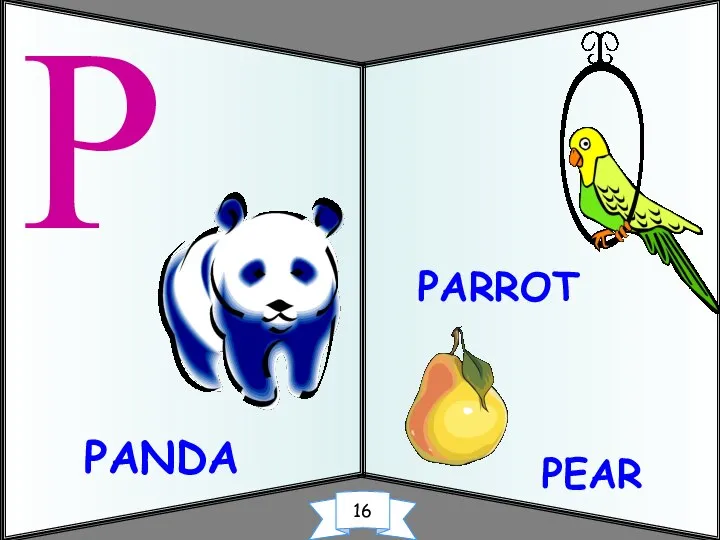 PANDA PEAR P PARROT 16