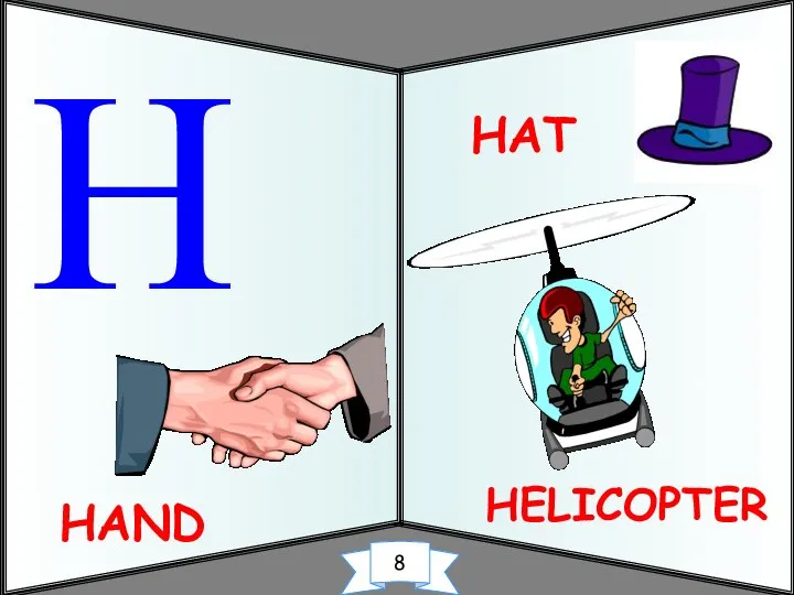 HAND HELICOPTER H HAT 8