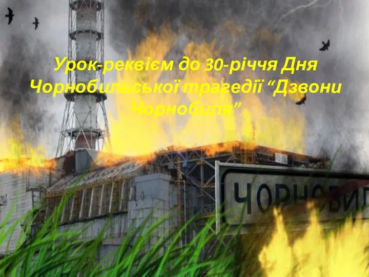 Урок-реквієм до 30-річчя Дня Чорнобильської трагедії “Дзвони Чорнобиля”