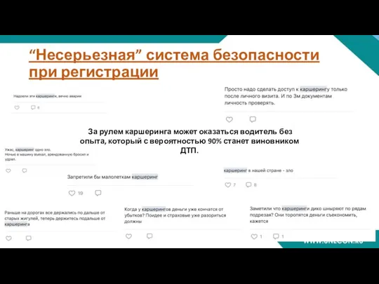 “Несерьезная” система безопасности при регистрации За рулем каршеринга может оказаться водитель без