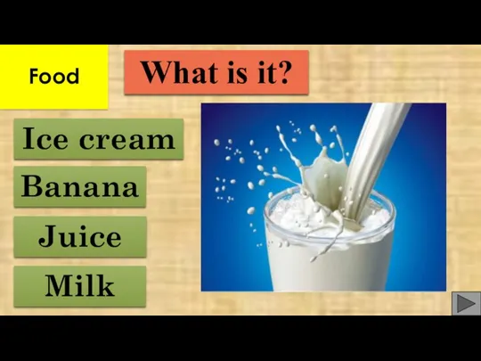 Banana Ice cream Juice Milk What is it? Food