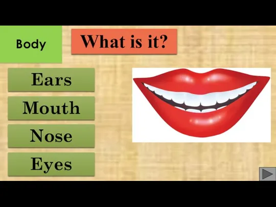 Nose Ears Eyes Mouth What is it? Body