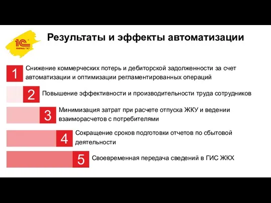 Результаты и эффекты автоматизации