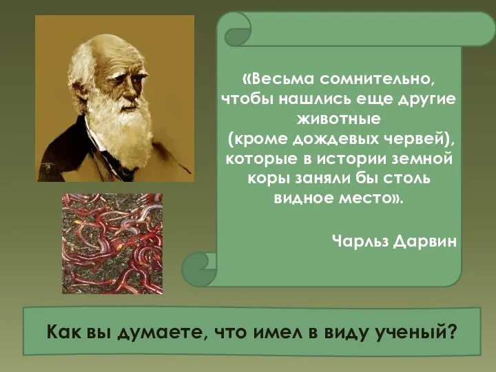 Как вы думаете, что имел в виду ученый? «Весьма сомнительно, чтобы нашлись