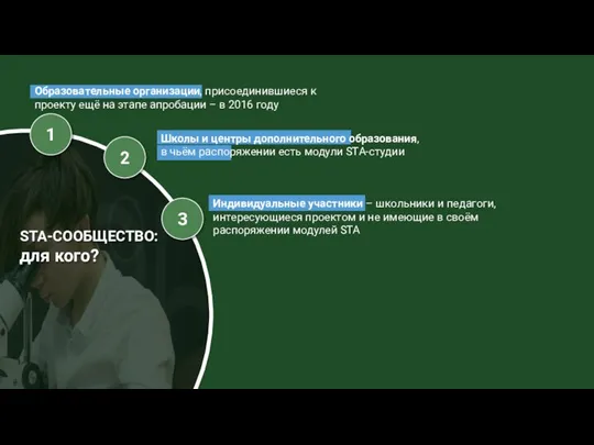 Образовательные организации, присоединившиеся к проекту ещё на этапе апробации – в 2016