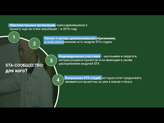 Образовательные организации, присоединившиеся к проекту ещё на этапе апробации – в 2016