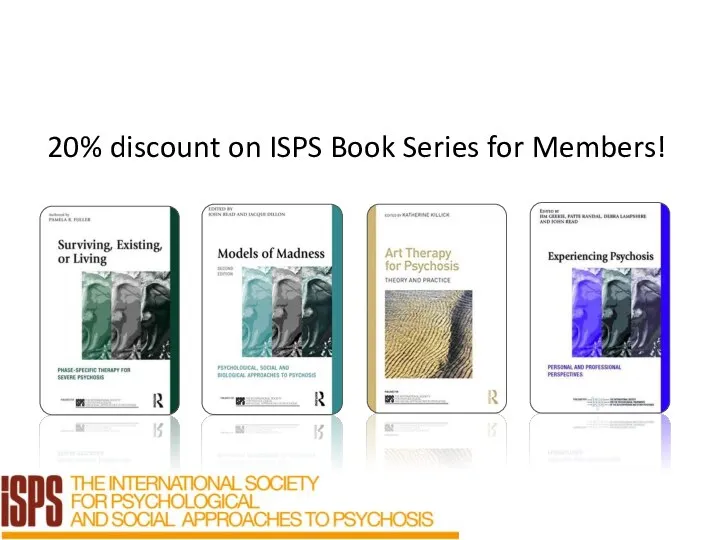 20% discount on ISPS Book Series for Members!