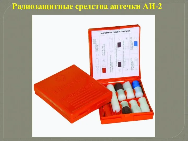Радиозащитные средства аптечки АИ-2