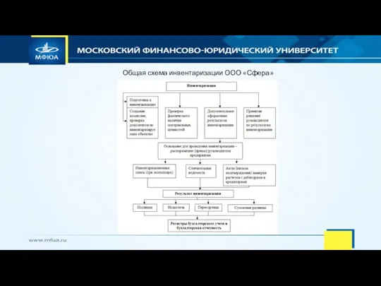 Общая схема инвентаризации ООО «Сфера»