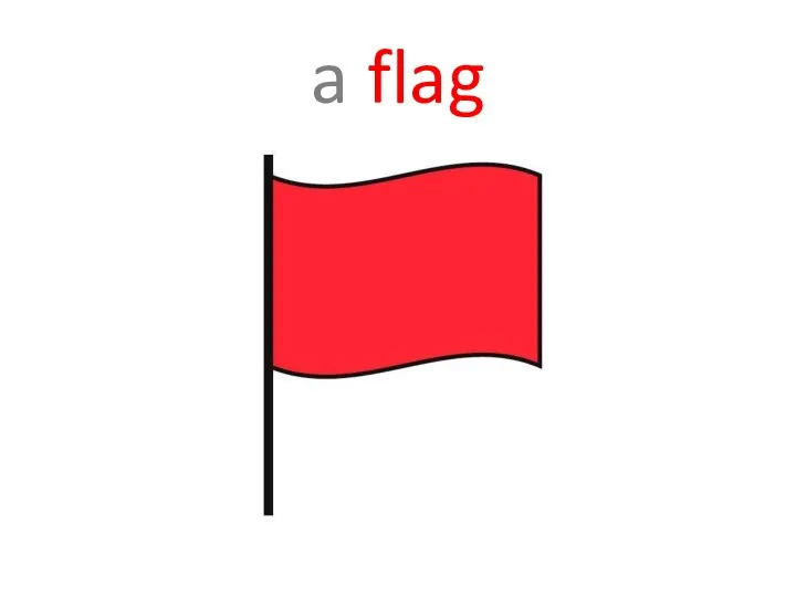 a flag