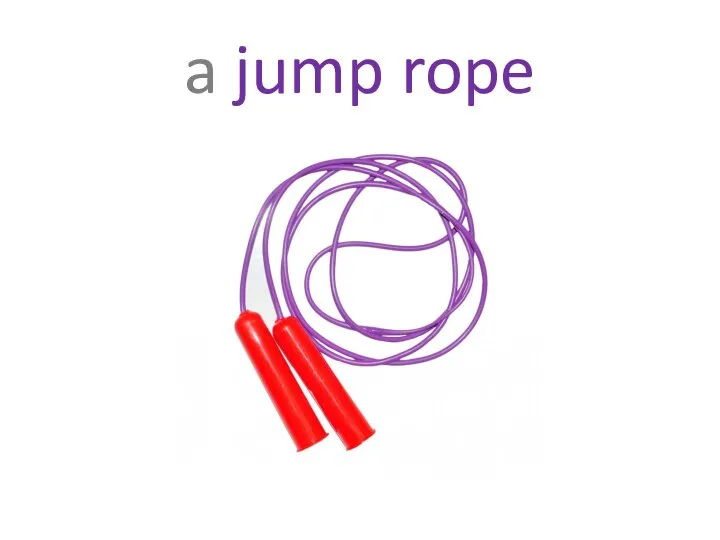 a jump rope
