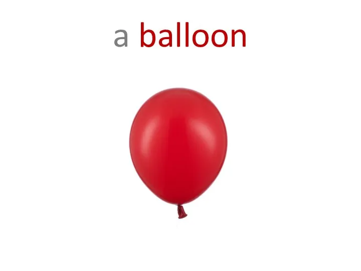 a balloon