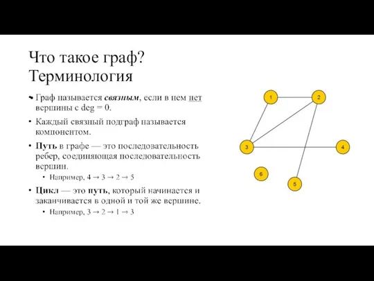 Что такое граф? Терминология