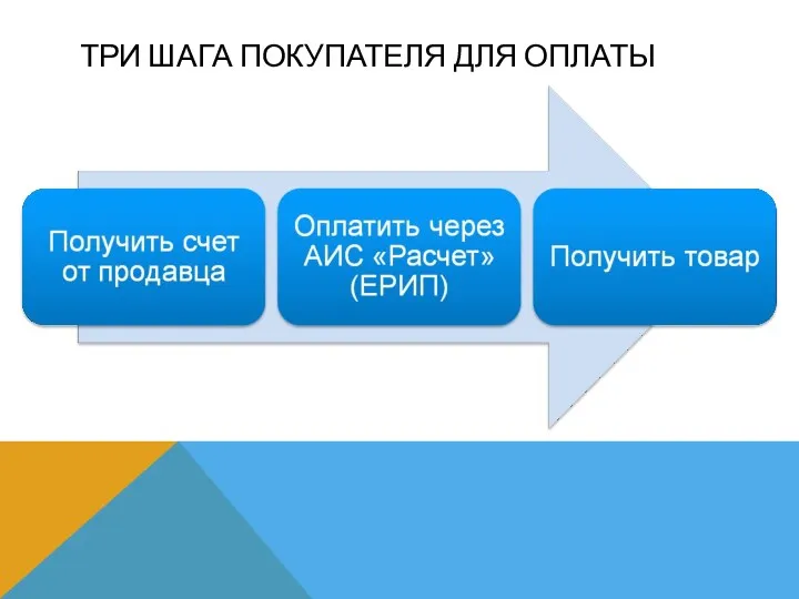 ТРИ ШАГА ПОКУПАТЕЛЯ ДЛЯ ОПЛАТЫ