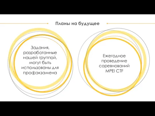 Планы на будущее Задания, разработанные нашей группой, могут быть использованы для профэкзамена