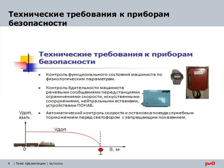 Технические требования к приборам безопасности | Тема презентации | xx/xx/xx