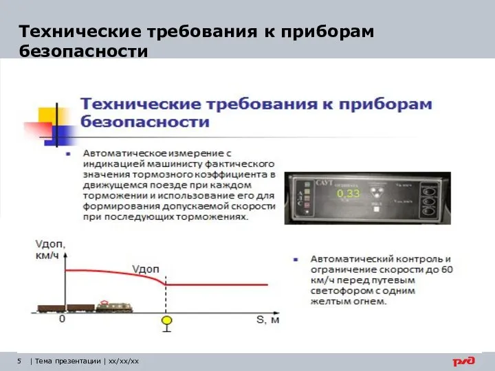 Технические требования к приборам безопасности | Тема презентации | xx/xx/xx